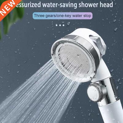 3 Mode Shower Head ABS High Pressure Water Saving Adjument