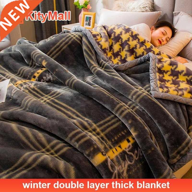 winter blanket soft warm quilt comforter Coral velvet blanke