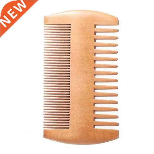 Styling Comb Natural Minimalistic Peach Wood Double-sided