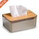 Box Bamboo Facial With Wood Dispenser Tissue