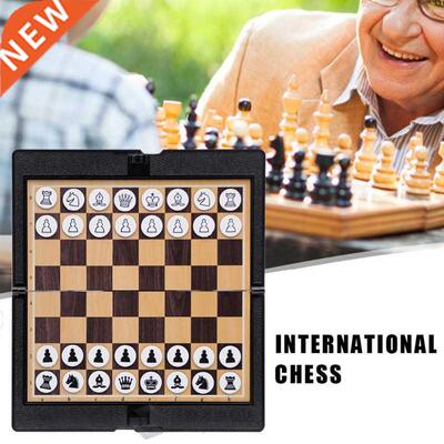 Pocket Wallet Student Fun Magnetic Folding Chess Set Mini Po