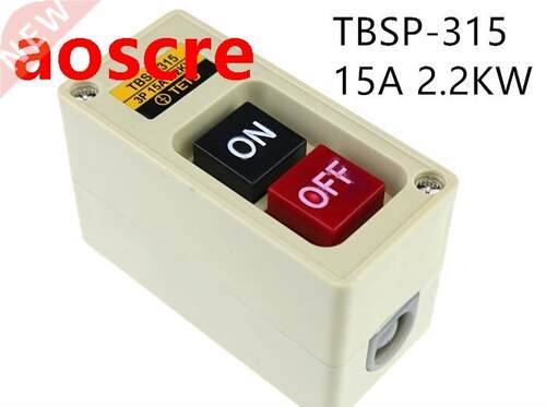 2.2Kw 15A Power ON/OFF Push Button Switch TBSP-315 3 Phase F