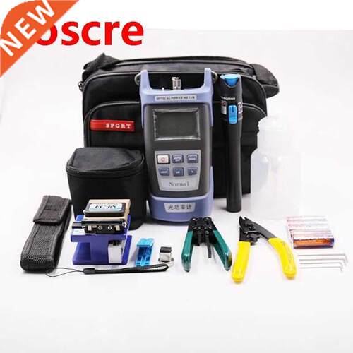 FTTH fiber tool kit with fiber cleaver optic power meter kit