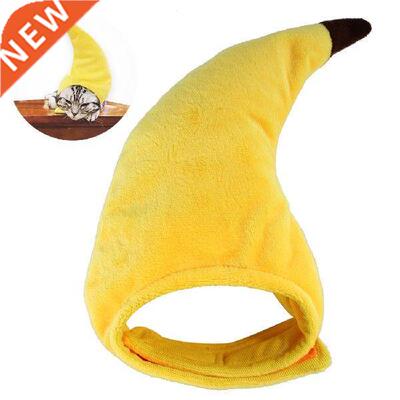 Creative Funny Pet Dog Cat Cap Costume Banana Hat New Year