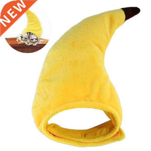 Creative Funny Pet Dog Cat Cap Costume Banana Hat New Year