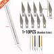 Slip Handle Arts Cutter Cutting Non Craft Tool Blade