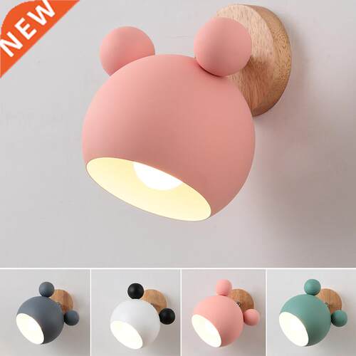 Modern Wall Lamp Colorful Iron Mickey Wall Lamps For Living
