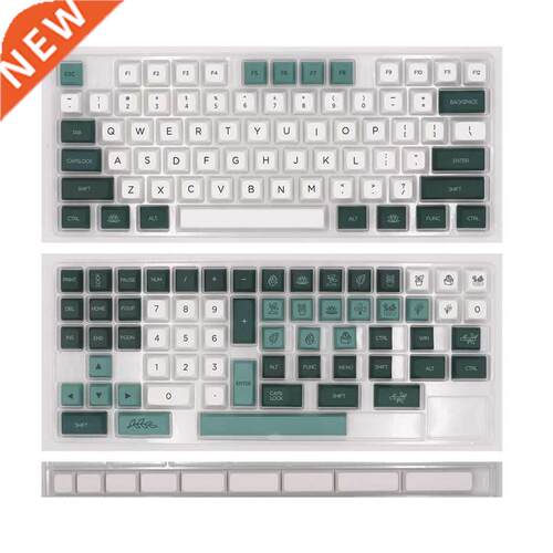 147Keys Botanical Keycaps Dye Subbed Cherry Profile Keycap f