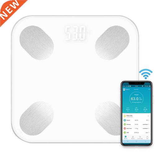 Home Use Smart Body Fat Scale LCD Dgtal Wreless Bluetooth
