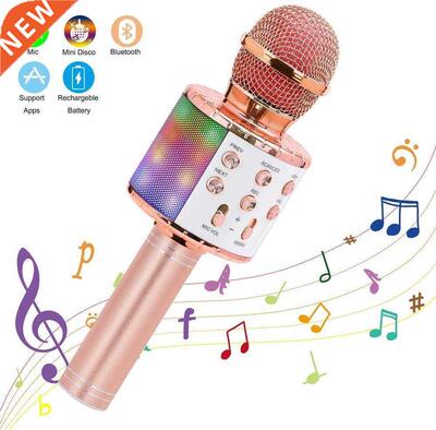 Kids Wireless Karaoke Microphone Bluetooth Handheld Portable