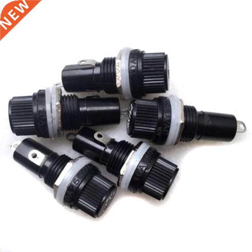 10pcs 5x20mm Fuse Holder 250V 10A Panel Mount Screw Cap Glas