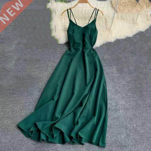 Marwin New-Coming Spring Summer Holiday Long Dress Cross Spa