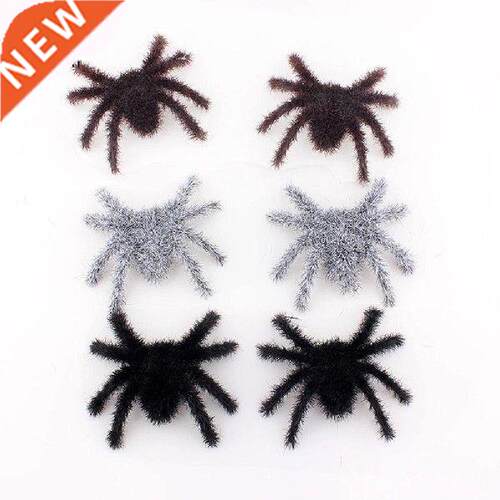 6Pcs Halloween Spider Decoration Scary Yard Outdoor Decor