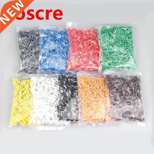 Free shipping 1000pcs E0508 E7508 Tubular Wire Cold Pressure