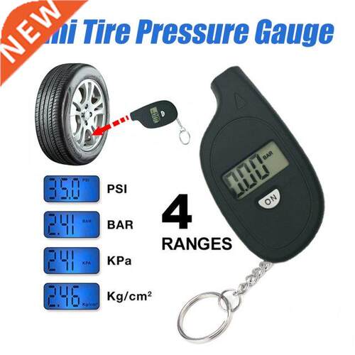 Portable Digital Car Tire Pressure Tester Motorcycle Tire Ai