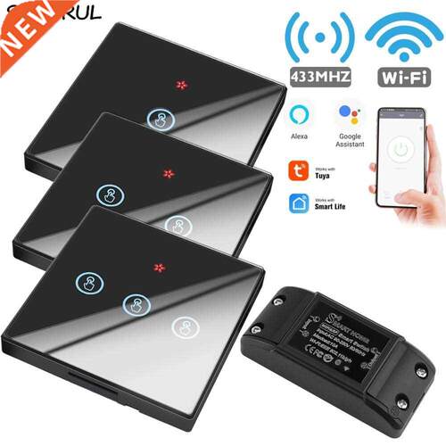 Tuya Smart Life APP WiFi TOUCH Switch Light RF 4Mhz Wall P