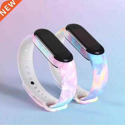 Bracelet For Xiaomi Mi Band 5 6 Band 4/3 Strap Silicone Wris