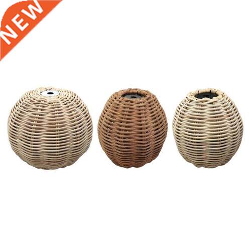 Woven Rattan Lampshade Bamboo Lamp Shade Table Lamp Base for