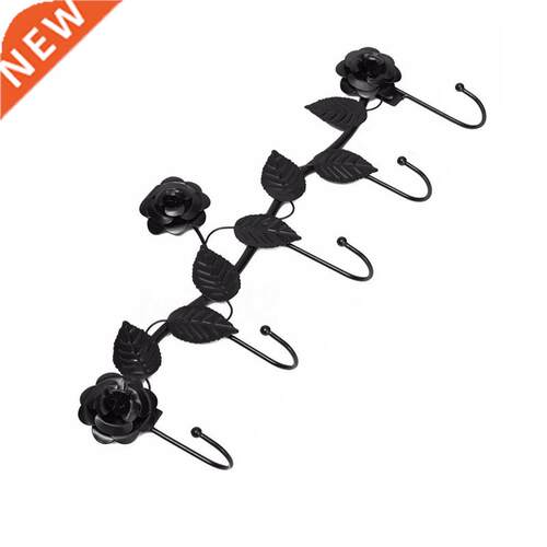 Bathroom Kitchen Coat Hat Bag Flower Leaves Door Wall Hanger