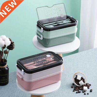 Lunch Box Lrge Cpcity Lek-proof Stinless Steel