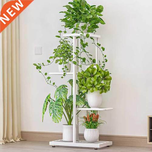 4 Tier 5 Potted Plant Stand Multiple Flower Pot Holder Shelv