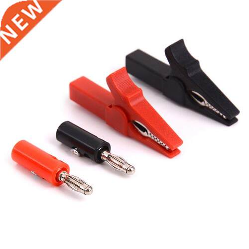 4pcs/lot 55mm lligtor Clip + Bnn Plug Test Probe With 4