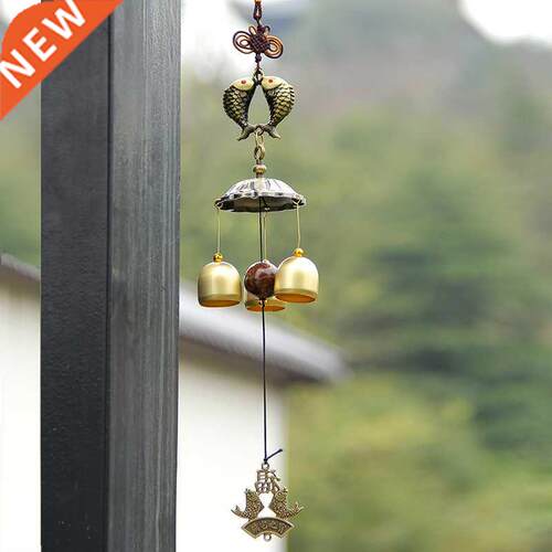 KIRIN Mascot Metal Wind Chime Hanging Ornament Copper Bell