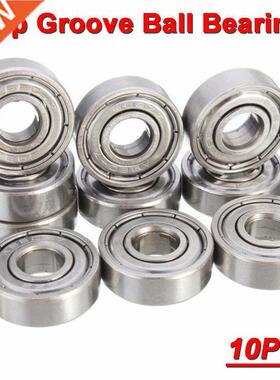 10Pcs/set 608 Ball Bearng ABEC-5 8X22X7 mm Deep Groove Stee