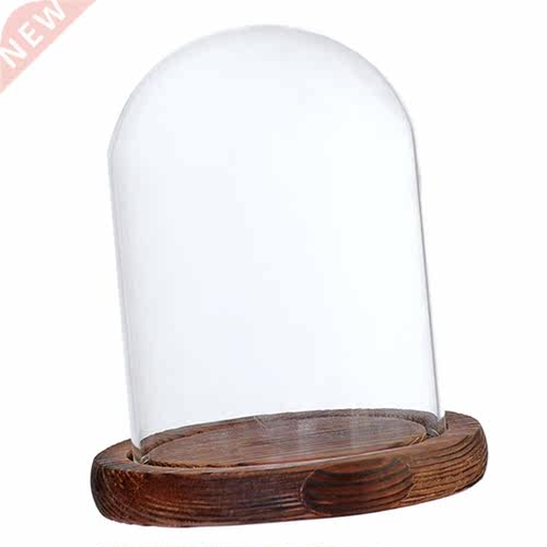 *Clear Glass Cover Landscape Vase Terrarium Container Flower