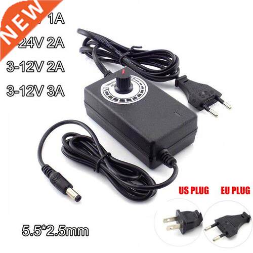 AC/DC AC 100-220V to DC 9-24V -12V 2A A Adjustable Power A