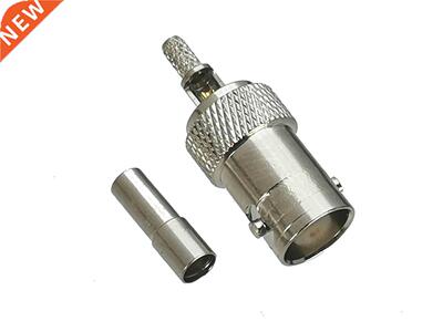10Pcs Connector BNC Female jack Window Crimp For RG316 RG174