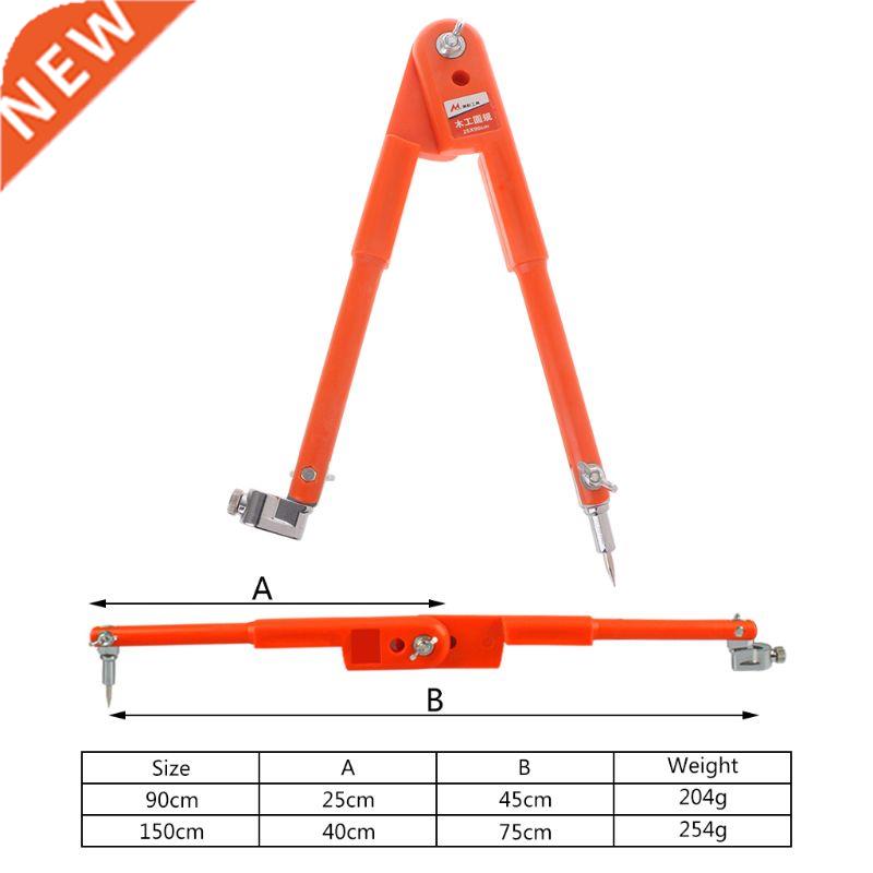 Carpenter Precision Pencil Compasses Large Diameter Adjustab