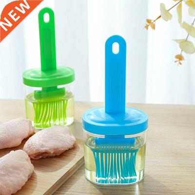 1PCS Portable Oil Bottle With Brush High Temperature