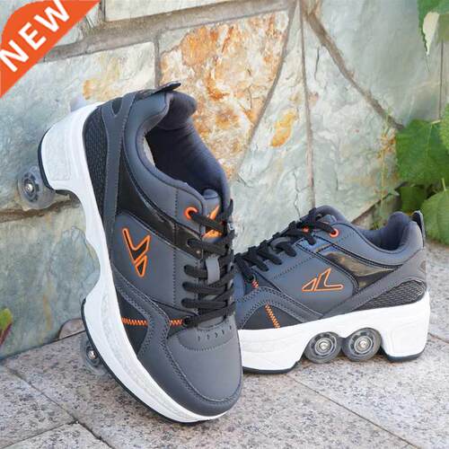 Hot Shoes Casual Sneakers Walk Rler Skates Deform Runaway