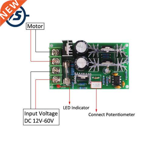 DC Motor Speed Controller High-Power Drive Module PWM Contro