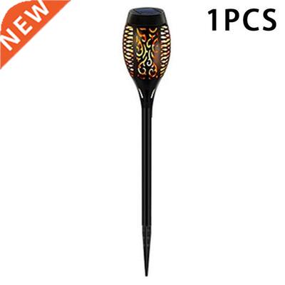 New 12led Solar Flame Lamp Outdoor Induction Garden Courtyar