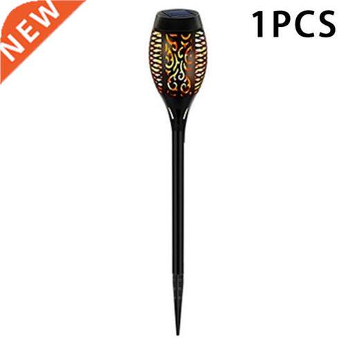 New 12led Solar Flame Lamp Outdoor Induction Garden Courtyar