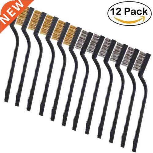 12pcs/set Stainless Steel Wire Brushes Copper Wire Brushes M