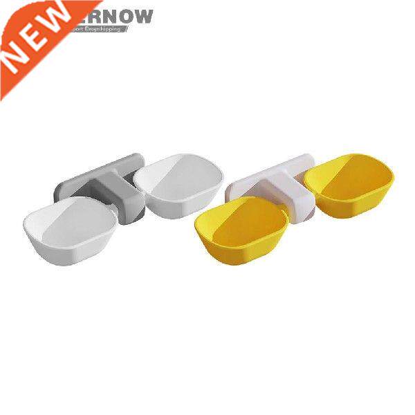 Double Pet Bowls Cats Dogs Wall Mounted Automatic Pet Bowls