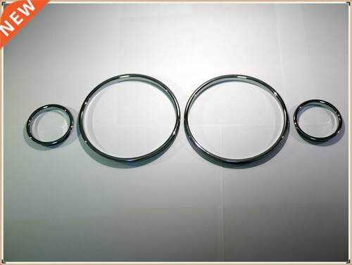 Chrome Speedometer Gauge Dial Rings Bezel Trim Chrome Tacho