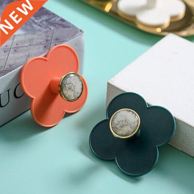 Self Adhesive Four Leaf Clover Wall Hooks Set of 4 Key Keych