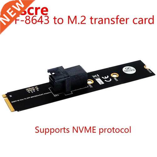 M.2 NVME to SFF-864 Adapter Card SFF-864 to M.2 M Key Rise