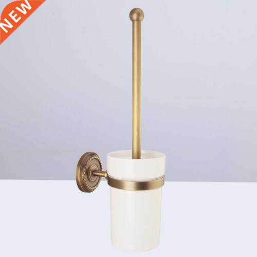 Vintage Antique Copper Toilet Brush Set Wall Mounted Toilet