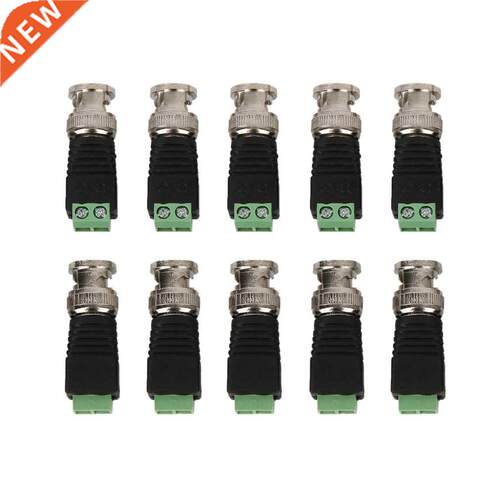 Green & Black BNC Connector Adapter For CCTV System Acce