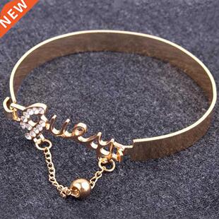 Jewelry Love Exquisite Rhinestone Fashion Bracelet Accessory