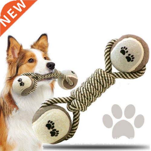 Dog Ball Toy Interactive Tug of War Rope Toy Tough Chew Toys