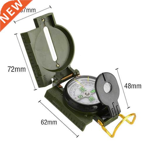 Portable Compass Military Outdoor Camping Folding Len Compas