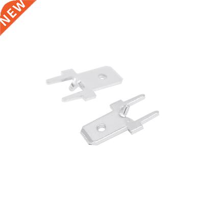 100pcs 4.8 Inserts Plug Spring Terminal PCB Solder lug type