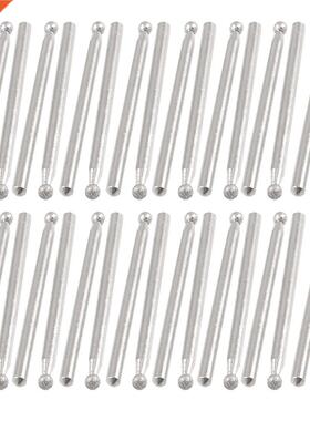 30pcs 3mm Shank 3mm Dia Round Ball Point Grinding Diamond Mo