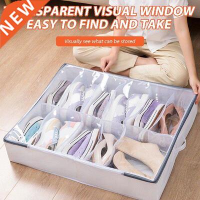 Foldable Under Bed Bags Large Under Bed Storage Boxes Clear